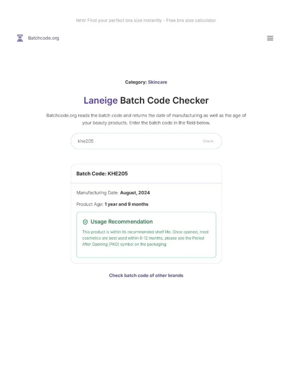 LANEIGE Water Sleeping Mask Cooling Gel Full Size 2.3 Ounces